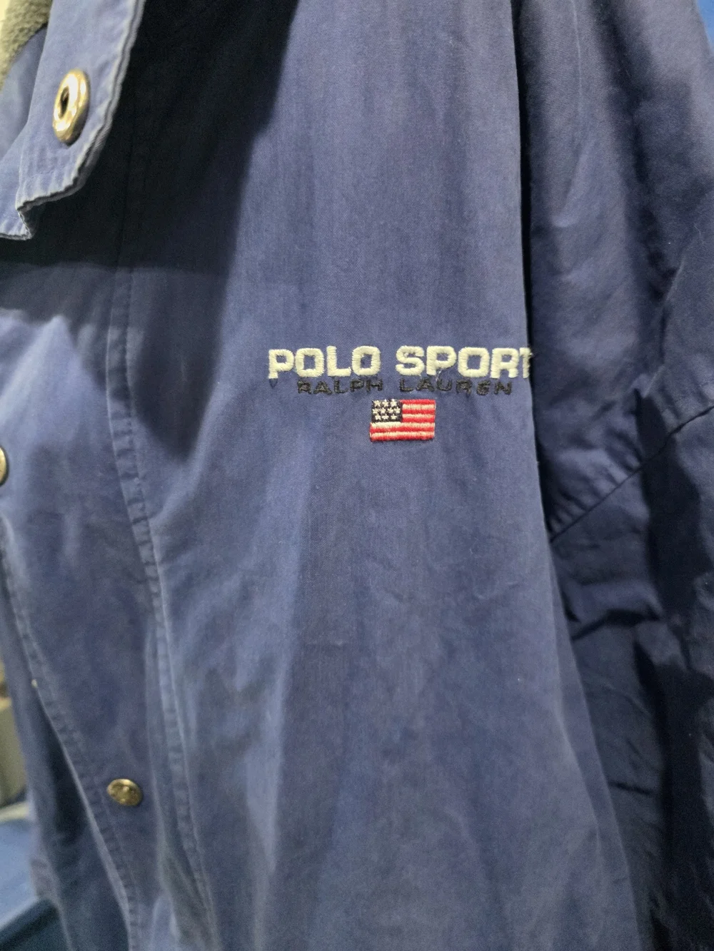 Men's Blue Jacket Polo Sport
